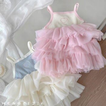 2025 summer fashionable cake skirt princess suspender dress tutu dress youyo 3