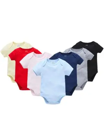 0-2 years Summer cotton short-sleeved baby Jumpsuit